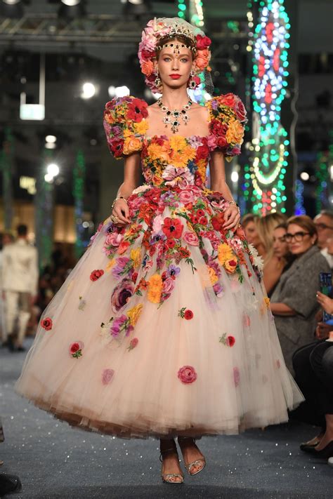 dolce and gabbana flower dress